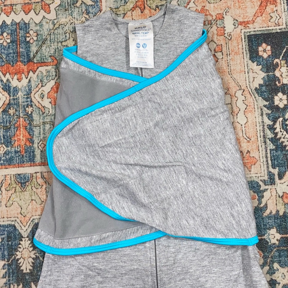 Halo sleepsack ideal temp size 0-3 months